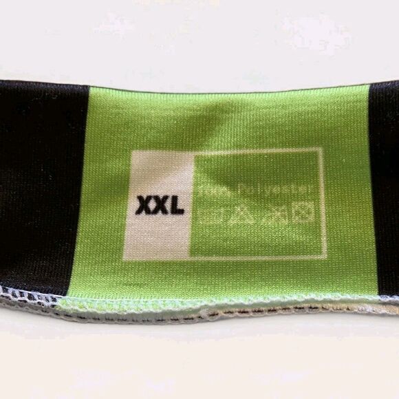 SUGOI CANNONDALE PRO TEAM WINTER JERSEY MENS XXL FULL ZIP LONG SLEEVE BLACK GRN - Picture 4 of 8